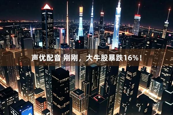 声优配音 刚刚，大牛股暴跌16%！
