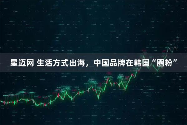 星迈网 生活方式出海，中国品牌在韩国“圈粉”